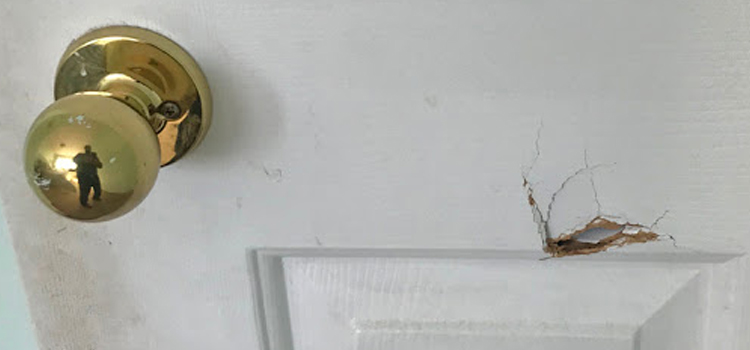 interior door hole repair Templeton